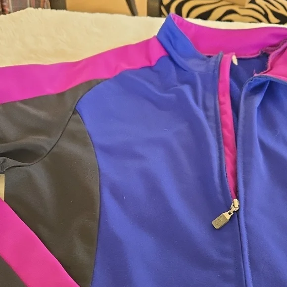 Pearl Izumi Purple Bicycling Jacket with Logo - Picture 4 of 13